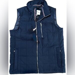 ORVIS CLASSIC COLLECTION FULL ZIP SQUARE QUILTED PUFFER VEST JACKET M